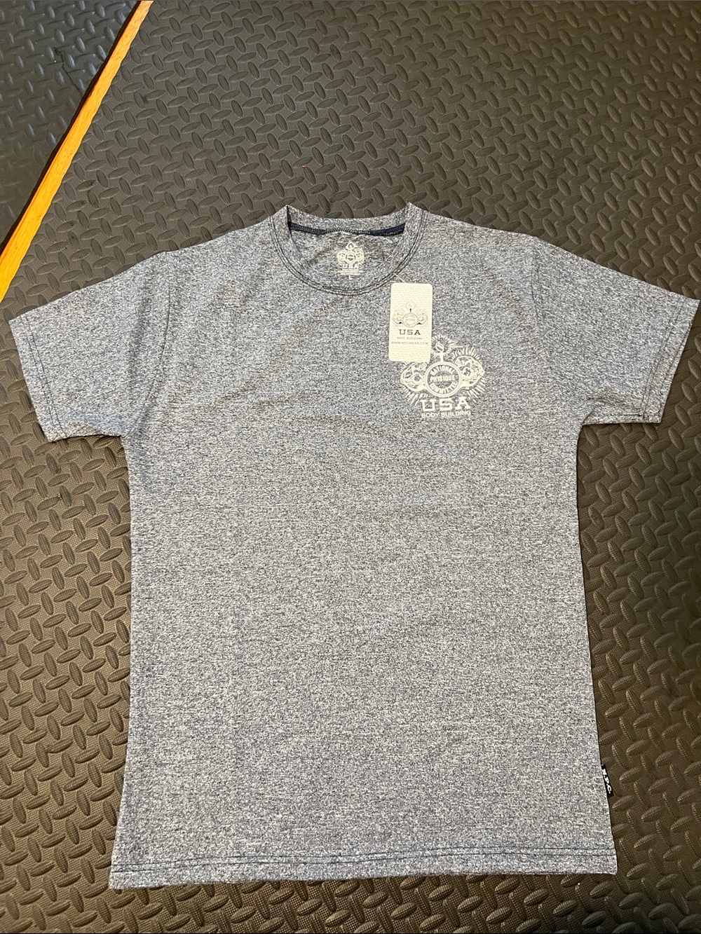 NPC- Heather Blue Performance Crew Neck T-Shirt size L NWT